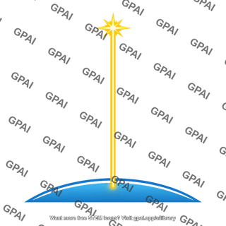 Vertical solar ray