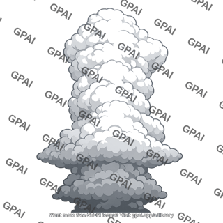 Storm cloud towering