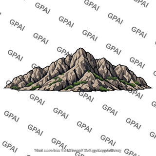 Rocky mountain ridge