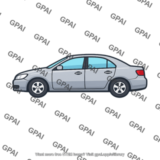Silver sedan