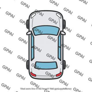 Automobile top view