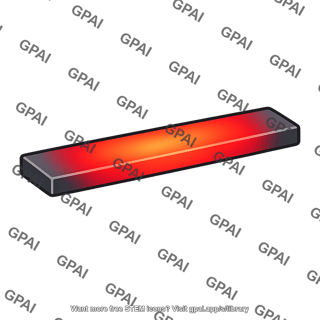 Heated metal red hot