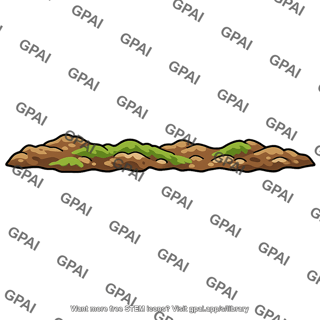 Land surface irregular
