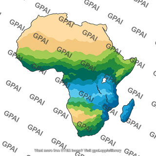 Africa precipitation map