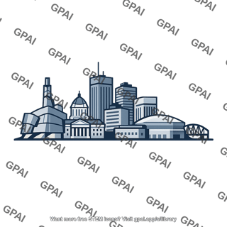 City skyline illustration