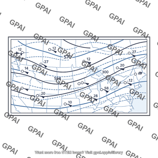 Upper air chart