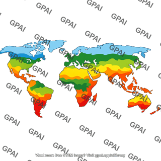 World climate map