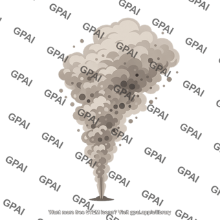 Smoke plume