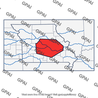 Flood warning map