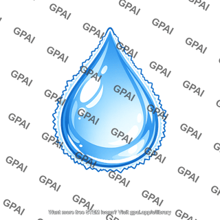 Supercooled water droplet frost edged