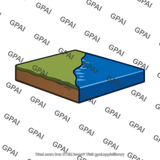 Earth land sea surface