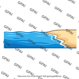 Beach shoreline