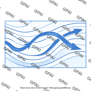 Upper air chart flow arrows