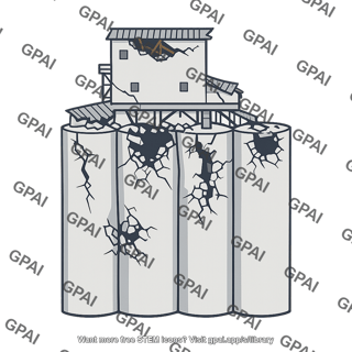 Grain elevator damaged