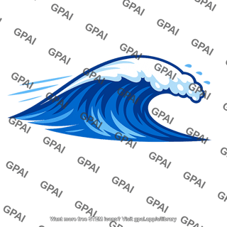 Wind driven wave