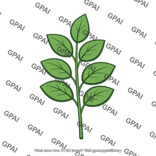 Vegetation leafy sprig