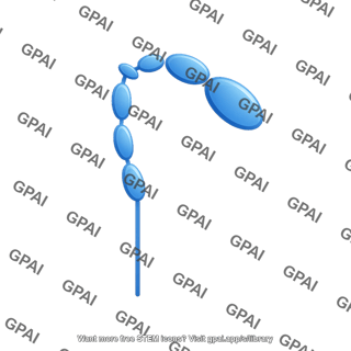 Integrin alpha monomer bent