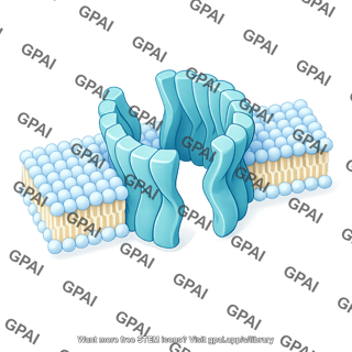 Membrane pore gasdermin d tilted