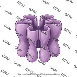 Potassium channel kir tetramer open