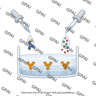 Competitive elisa 2. capture antibody conjugate and sample added