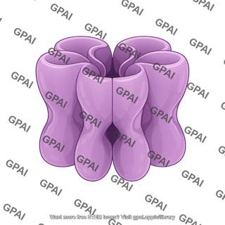 Potassium channel kir tetramer closed