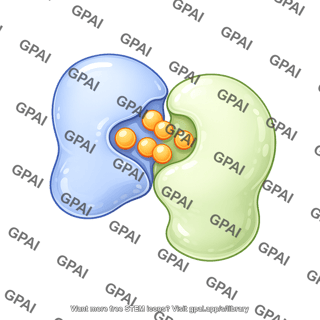 Glycogen phosphorylase schematic