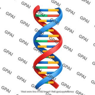 Dna contrasting strand 3d