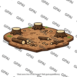 Forest deforested