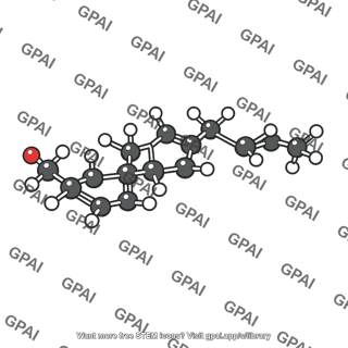 Cholesterol molecule 3d