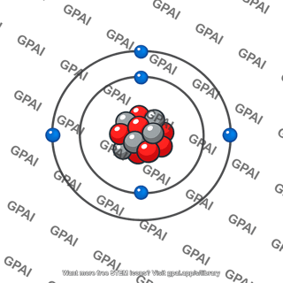 Stylized atom