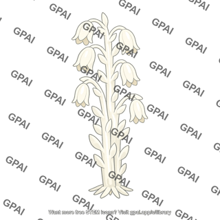 Chlorophyll absent plant