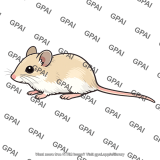 Peromyscus polionotus mouse light coat