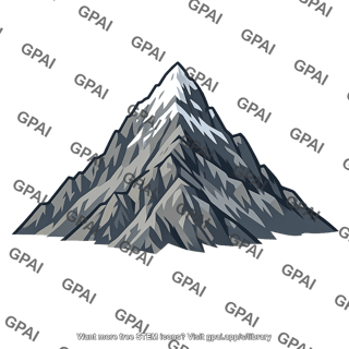 Snow capped mountain