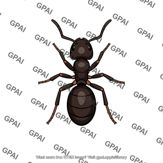 Ant top view