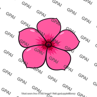 Periwinkle flower