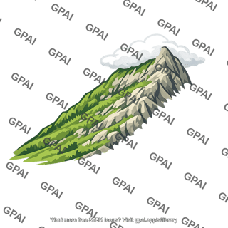 Mountain windward slope