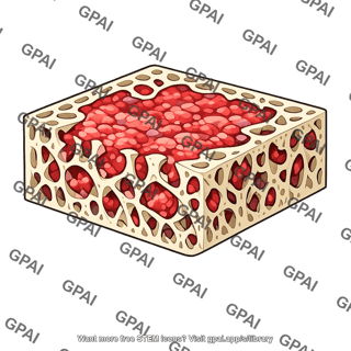 Bone marrow in spongy bone