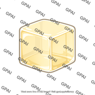 Gelatin cube