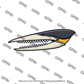 Toothed beak