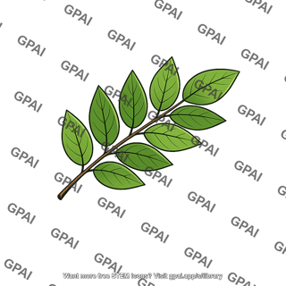 Leafy branch