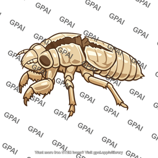 Arthropod exoskeleton shed