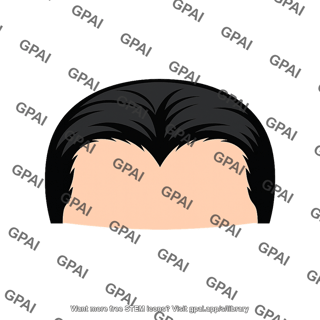 Hairline widows peak