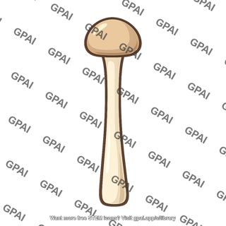 Fungus simple reproductive stalk