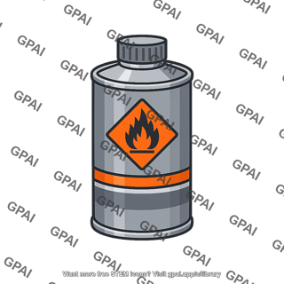 Flammable chemical canister
