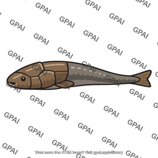 Jawless armored vertebrate