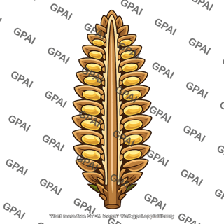 Pollen cone longitudinal section