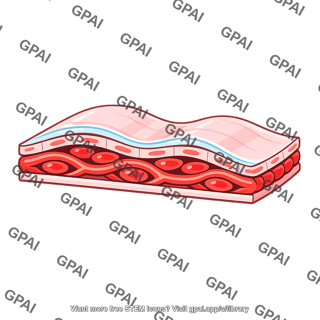 Respiratory surface cross section