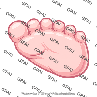 Human foot developing
