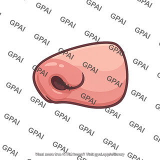 Nose downturned snout