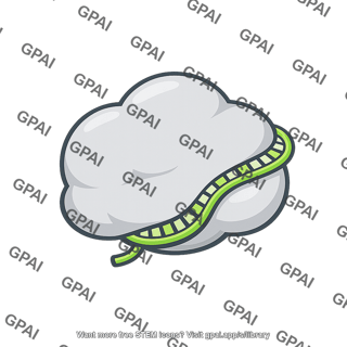 Cloud with measuring tape